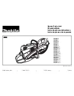 Makita DPC6410 (UK) Spare Parts List preview