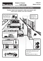 Preview for 1 page of Makita DRC200 Notes On Use