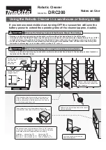 Preview for 2 page of Makita DRC200 Notes On Use