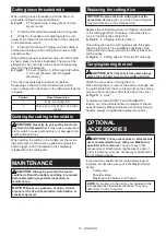 Preview for 12 page of Makita DSC102 Instruction Manual