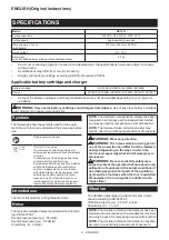 Preview for 4 page of Makita DSC121ZK Instruction Manual