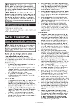 Preview for 5 page of Makita DSC121ZK Instruction Manual