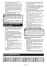 Preview for 7 page of Makita DSC121ZK Instruction Manual