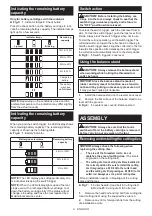 Preview for 9 page of Makita DSC121ZK Instruction Manual