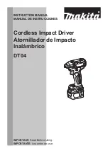 Makita DT04 Instruction Manual preview