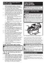 Preview for 4 page of Makita DT04Z Instruction Manual