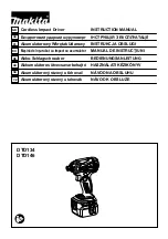 Makita DTD134 Instruction Manual preview