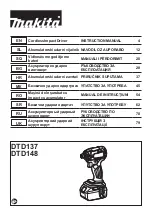 Makita DTD137 Instruction Manual preview