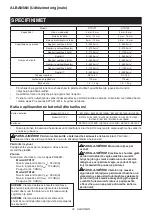 Preview for 20 page of Makita DTD137 Instruction Manual