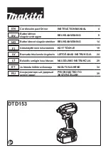 Makita DTD153RFE Instruction Manual preview