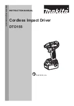 Makita DTD155SY Instruction Manual preview