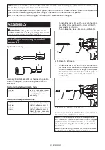 Preview for 9 page of Makita DTD155SY Instruction Manual