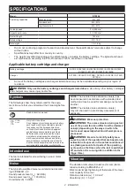 Preview for 2 page of Makita DTD156STJ Instruction Manual