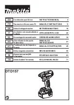 Makita DTD157RAJ Instruction Manual preview