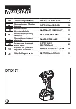 Makita DTD171RTJ Instruction Manual preview