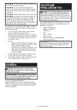Preview for 51 page of Makita DTD172Z Instruction Manual