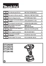 Preview for 1 page of Makita DTDA040 Series Manual
