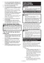 Preview for 6 page of Makita DTP131 Instruction Manual