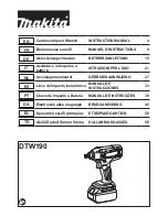 Preview for 1 page of Makita DTW190 Instruction Manual