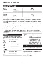 Preview for 7 page of Makita DUB363ZV Instruction Manual