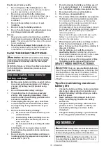 Preview for 10 page of Makita DUB363ZV Instruction Manual