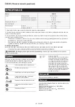 Preview for 40 page of Makita DUB363ZV Instruction Manual