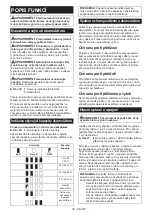 Preview for 45 page of Makita DUB363ZV Instruction Manual