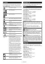 Preview for 9 page of Makita DUC254PTE Instruction Manual