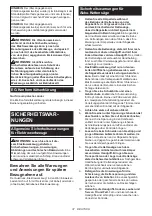 Preview for 37 page of Makita DUC254PTE Instruction Manual