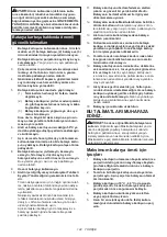 Preview for 142 page of Makita DUC254PTE Instruction Manual