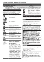 Preview for 91 page of Makita DUC303 Instruction Manual