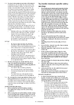 Preview for 10 page of Makita DUC306 Instruction Manual