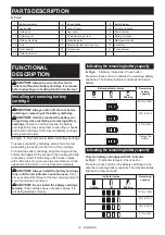 Preview for 12 page of Makita DUC306 Instruction Manual