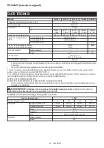 Preview for 47 page of Makita DUC306 Instruction Manual