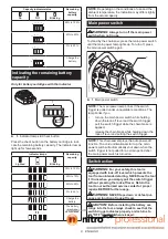 Preview for 8 page of Makita DUC353PG2 Instruction Manual