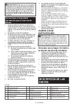 Preview for 70 page of Makita DUC353ZB Instruction Manual