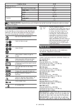 Preview for 34 page of Makita DUC406ZB Instruction Manual