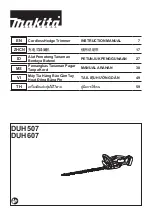 Preview for 1 page of Makita DUH507Z Instruction Manual