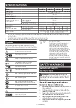 Preview for 2 page of Makita DUR187U Original Instructions Manual