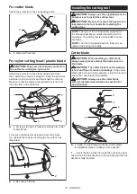 Preview for 15 page of Makita DUR369LPT2 Instruction Manual