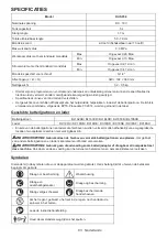 Preview for 93 page of Makita DUS054 Instruction Manual