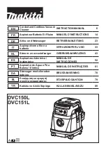 Preview for 1 page of Makita DVC150L Instruction Manual