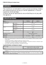 Preview for 6 page of Makita DVC150L Instruction Manual
