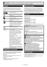 Preview for 27 page of Makita DVC151L Instruction Manual