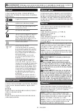 Preview for 38 page of Makita DVC151L Instruction Manual