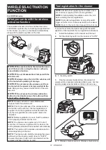 Preview for 12 page of Makita DVC153L Instruction Manual