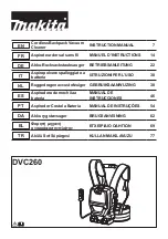 Makita DVC260 Instruction Manual preview