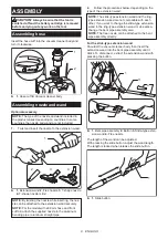 Preview for 8 page of Makita DVC261Z Instruction Manual