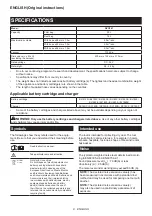 Preview for 8 page of Makita DVC261ZX4 Instruction Manual