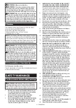 Preview for 9 page of Makita DVC261ZX4 Instruction Manual